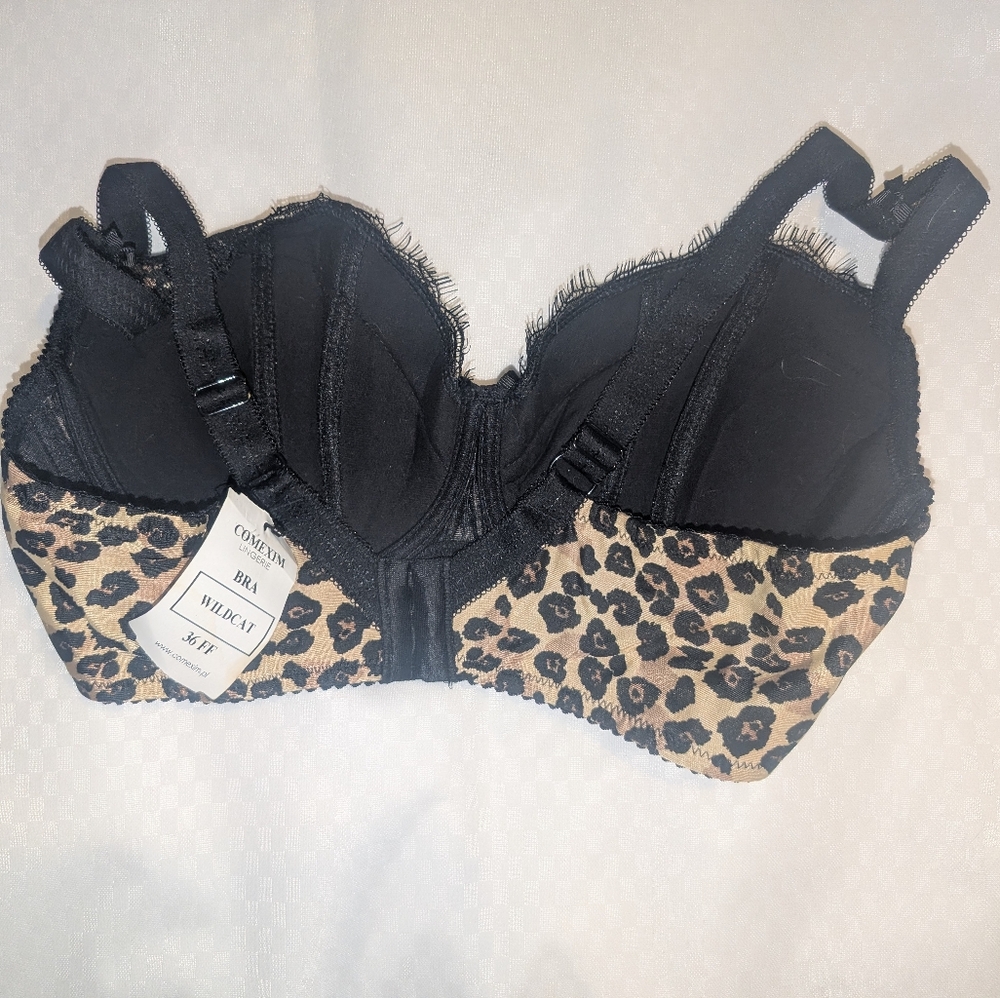 Comexim Wildcat Padded Half Cup Underwire Bra NWT 36FF - Picture 3 of 5
